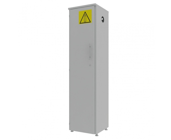 Шкаф для хранения одно газового баллона (40 л) 400х400х1600 мм (Артикул:Mod. - ШГ-400), Высота, мм: 1600, Ширина, мм: 400, Глубина, мм: 400