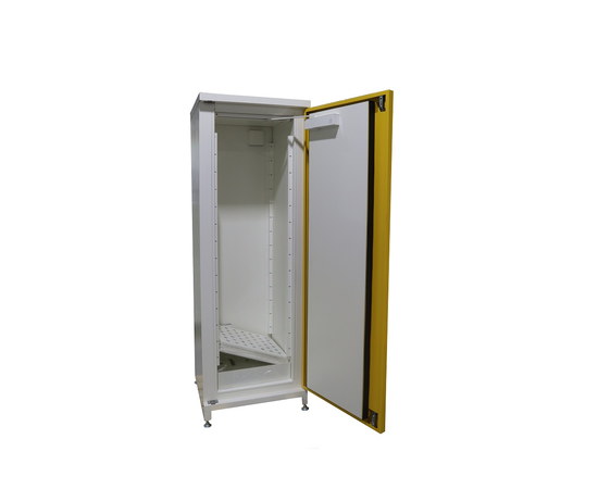 Шкаф для хранения ЛВЖ, модели ШБХ ЛВЖ 350 (Артикул:ШБХ ЛВЖ 350), Внутренний объём: 365, Высота, мм: 1970, Ширина, мм: 648, Глубина, мм: 677