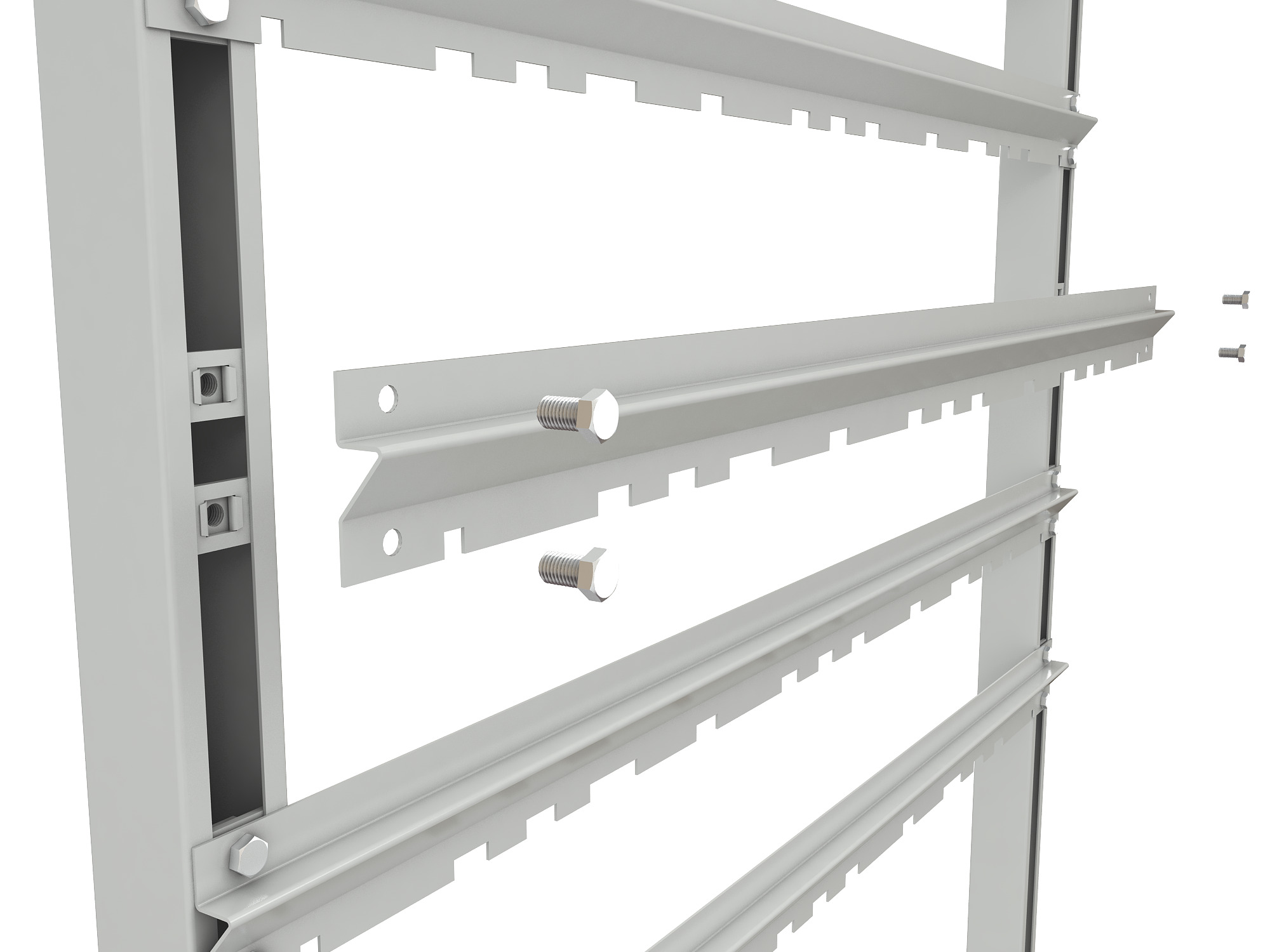 ER-00023959 Стеллаж для пластиковых лотков SORTEX двухсторонний 1500x1000x800.02