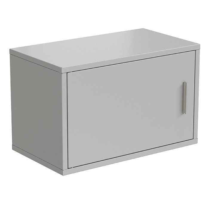 56.0592.10.00 Полка настенная 600х340х380, серый металл