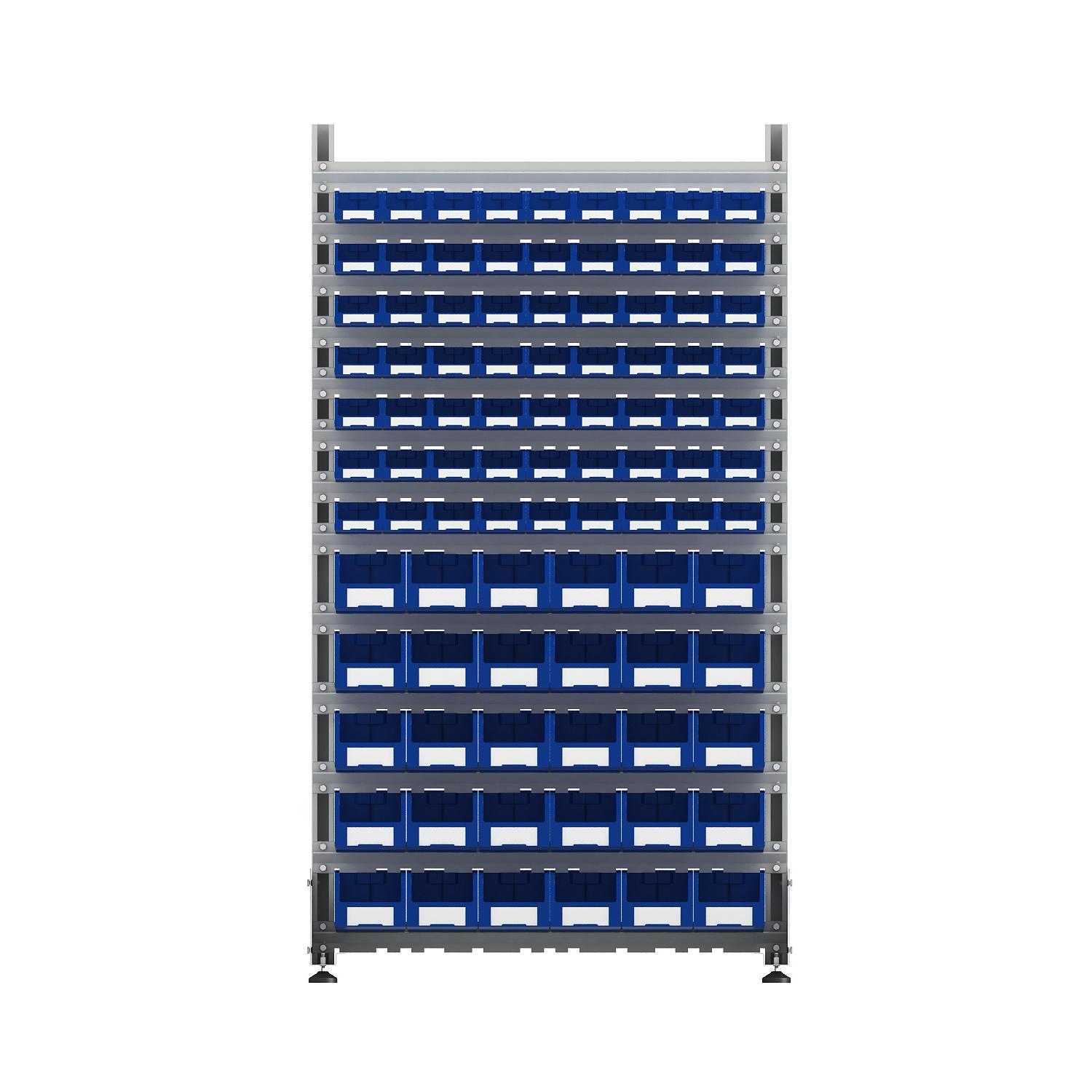 ER-00024085 Стеллаж для пластиковых лотков SORTEX односторонний 1800x1000x450.04