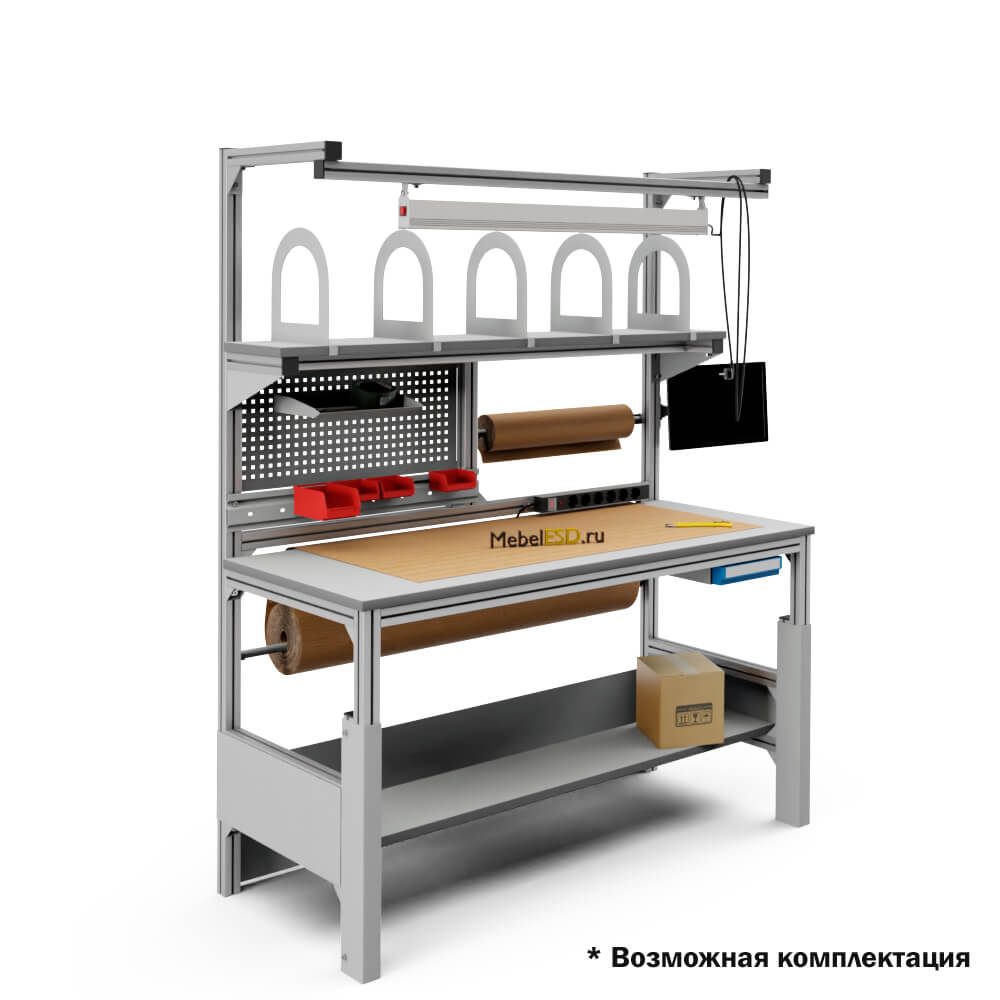 Возможная комплектация упаковочного стола СУ-КП