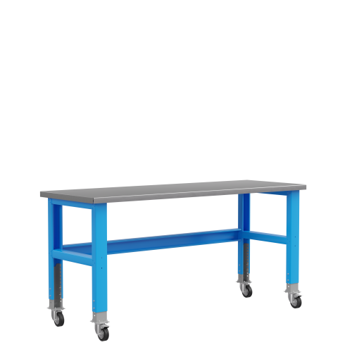 PLC 20.0-М Стол металлический на колесах 2000х700 мм