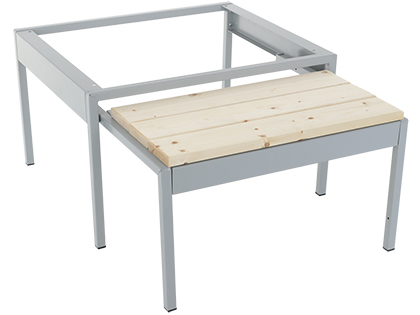 Подставка с выдвижной скамьей LS-21-50 ВСК 360x500x770 мм