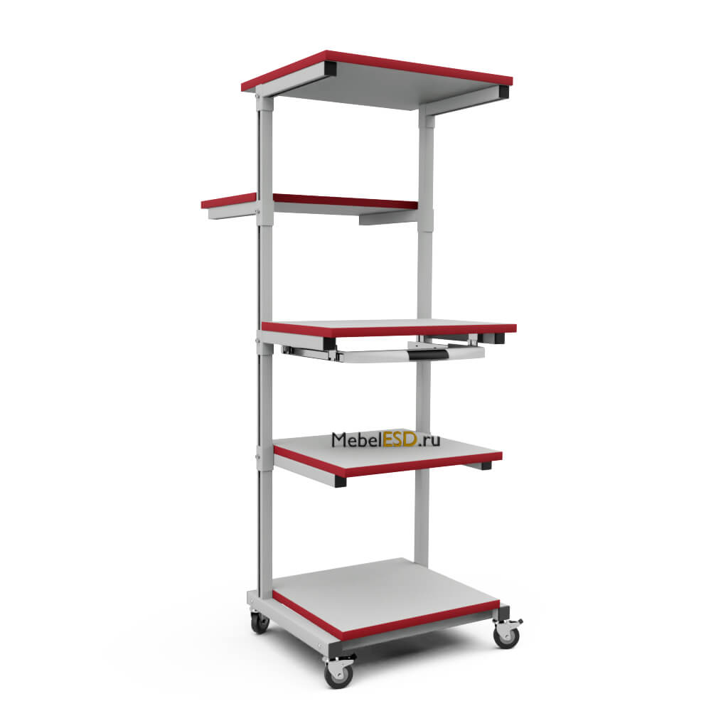 СМО Стойка подкатная для оборудования 1650х500х600 мм