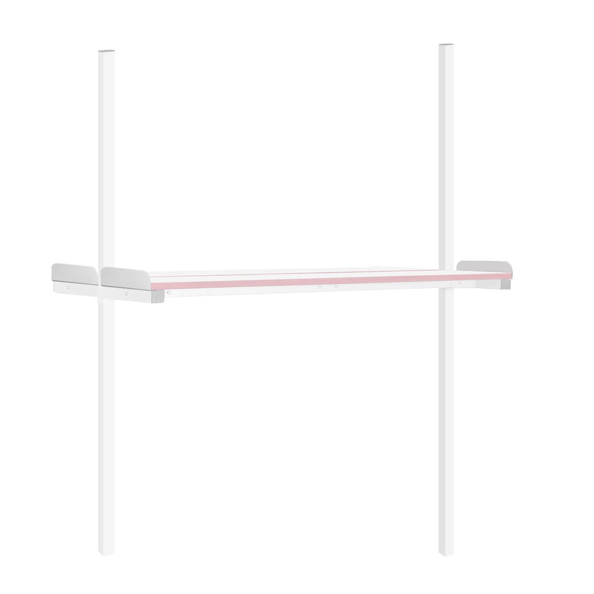 Комплект боковых ограничителей полки БОП-2 для полки ППОО