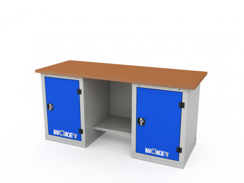 ER-00019829 Верстак двухтумбовый WOKER PRO 2101.1800
