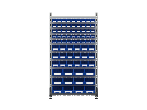 ER-00024089 Стеллаж для пластиковых лотков SORTEX односторонний 1800x1000x450.06